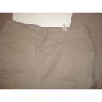 Isaac Mizrahi New Womens Live 18 T Tall 24/7 Straight Pant Stonewall Grey Tan Photo 3