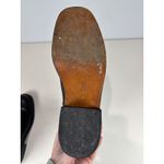 Charles David Black Combat Boots Women 10 Leather Stretch Lace Up Goth Emo $250 Photo 7