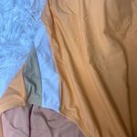 J.Crew  Active Colorblock One Piece Orange Sherbet Colored Swimsuit 24 NWT Photo 2