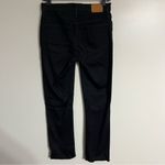 J.Crew Women’s  Demi Boot‎ Crop Black Jeans Raw Hem High Rise Size 27 Tall Photo 13