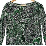 Michael Kors MICHAEL Paisley Mini Dress Sz Small Long Sleeve Boho Hippie Chic Photo 4
