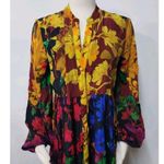 Anthropologie  Siddhartha Bansal Button-Front Tiered Floral Maxi Dress Si… Photo 7