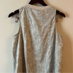 Athleta  Zephyr Refined Gray White Snake Print Sleeveless Shirt Tank Size Small Photo 8