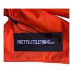 Pretty Little Thing NWT Orange O Ring Waist Strap Brazilian Bikini Bottom Size 6 Photo 10