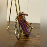 Dooney & Bourke Rare Vintage Y2K Purple Patent Leather  Small Zip Coin Purse Photo 1