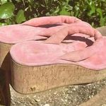 Veronica Beard Gabby geno cork Platform Wedge Thong Sandal (Women) size 10M Photo 9