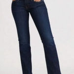 Lucky Brand  White Oak Cone Lolita Boot Jeans Size 8/29 Regular Dark‎ Wash Blue Photo 0
