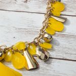 Eve Necklace Yellow Statement Necklace Photo 3