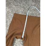 J. McLaughlin  Pull On Tan Brown Ribbed Knit Skinny Pants Elastic Cuffs Cotton M Photo 7