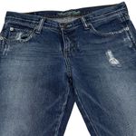 American Eagle Vintage  Mid Rise‎ Flare Blue Denim Jeans Women's Size 4 Reg. Y2K Photo 1