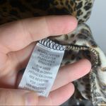 Carol Rose  Black/Brown Cheetah Print 3/4 Sleeve Blouse XL Photo 7