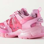 Balenciaga Track Clearsole Logo-Detailed Sneakers in Pink, Size 37 New +Dust Bag Photo 3