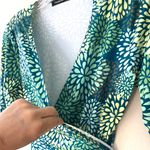 Pattyboutik Stretch Wrap Strap Shirt Top Blouse Mandala Boho Fit Flare Size S Photo 3