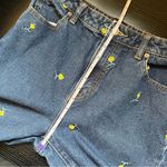 Urban Outfitters ✨ BDG Mom High Rise Slim Jeans Floral Embroidered 28 Photo 10