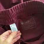 FIGS  burgundy High Waisted Yola Skinny Scrub Trousers Photo 2