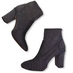 Schutz  Ditte Stretch Knit Metallic Bootie Photo 3