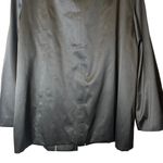 Tahari black satin coat jacket formal size XL Photo 7
