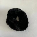 Surell Infinity Loop Scarf Faux Fur Stretch Black Photo 1