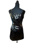 Leg Avenue Black Vinyl Lace Up Dress Photo 4