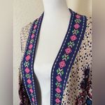 Flying Tomato  Vibrant Boho Comfy Open Front Oversized Kimono -‎ Size S/M Photo 4