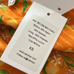 Cami NYC  Lenore Orange Lemon Print One Shoulder Bodysuit New With Tags Photo 4