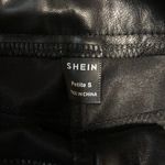 SheIn Leather Pants Black Photo 1