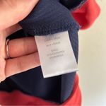 Hutch  Anthropologie Blue Pink Textured Shift Mini Dress Size 1X Photo 2