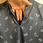 Nike Womens Shirt Top Blue Paisley Dri-Fit Victory Golf Short Sleeve Size Medium Photo 6