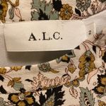 ALC Frank A.L.C. Silk Floral Paisley Tordi Long Sleeve Peplum Pocket Dress Photo 5