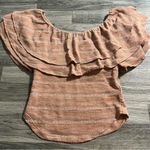 Free People  Open Weave Jacquard Knit Wide Scoop Neck Heirloom Blouse Top; XS Photo 11