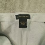 Banana Republic  Grey 100% Linen Pencil Skirt Floral Embroidered Size‎ 8 NWT Photo 3