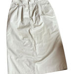 Lee Elegant Cream Women's Skirt maxi pleated 1980’s 1990’s Photo 0