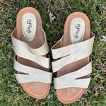Euro Sofft Taupe Cork Slide Sandals 10 Tan Photo 0