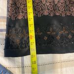 Anthropologie ‎ Future Paradise Dress Silk Size 4  Black/brown Formal Elegant Photo 8