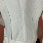 Tribal Cream Blazer with Embroidered Floral Design Size 14 Photo 6