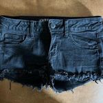 American Eagle Cute sexy  black cutoff denim shorts Photo 0