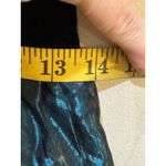 Laura Ashley Vintage 80s Tea Dress Velvet Taffeta Brocade Black Green Size 10 Photo 8