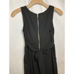 Emerald Sundae Women's Jumpsuit Size 3 Sleeveless Black Belted Wide Leg Pants Photo 5