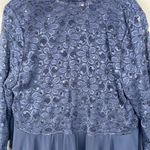 R & M Richards Navy 2-piece Dress Lace Jacket 18W Photo 4