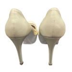 Pour La Victoire  Women's Beige Leather Platform Pumps Sz 8.5 Photo 4