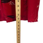 Campus Casuals‎ Vintage 90s Women's Size Medium Novelty Print Red Blouse Photo 8