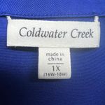 Coldwater Creek  Shirt Womens 1X Corpcore Office Career Business Dressy Stretch Photo 1
