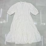 Amanda Uprichard  Saffron Midi Dress In White Photo 4