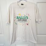 Fruit of the Loom VINTAGE Bally’s Park Place Hotel and Casino ATLANTIC CITY confetti t-shirt XL Photo 0