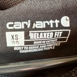 Carhartt Clarksburg Crewneck Pullover Sweatshirt size XS Black Gray Photo 3