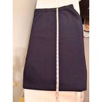 St. John Collection Shell & Skirt Santana Knit Wool Blend Classic Black & Gold L Photo 10