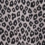 Theory Womens Glossed Leopard T Shirt Dress Black White Double Knit Crew S New Photo 1