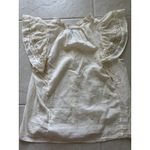 Gap Shirt Womens Small Cream Crochet Boho Prairie Peasant Festival Western Photo 3