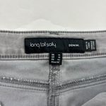 Long Tall Sally Light Gray Wash Stretch Denim High Rise Skinny Jeans 10 Long Photo 2