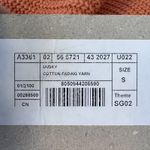 GAS Ombre Sweater Orange Pink Blue Chunky Crew Neck 100% Cotton Size Small New Photo 3